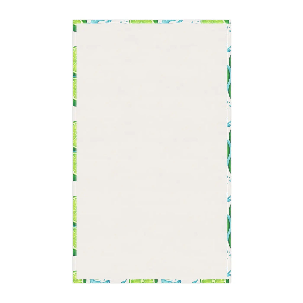 Premium Vibrant Lime Tea Towels - Slice Tea Helpers - DipaliZ