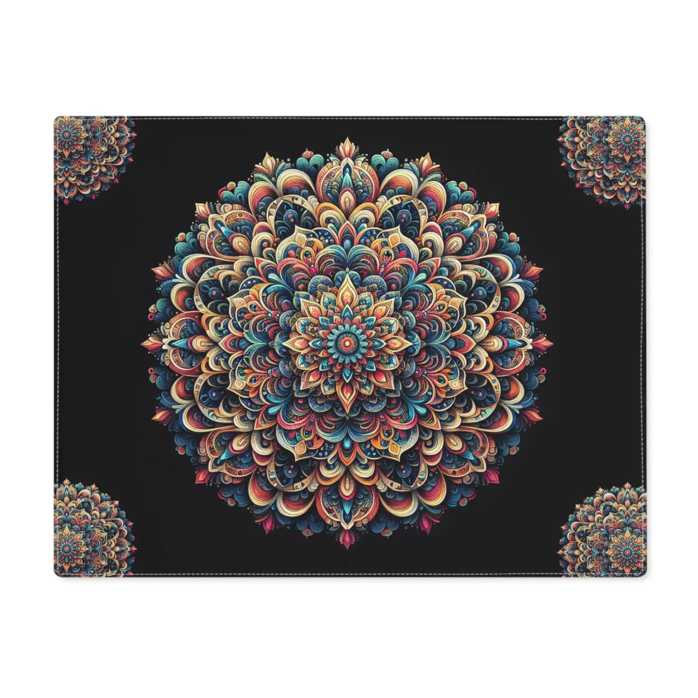 Vibrant Mandala Placemat - Colorful Dining Decor - DipaliZ