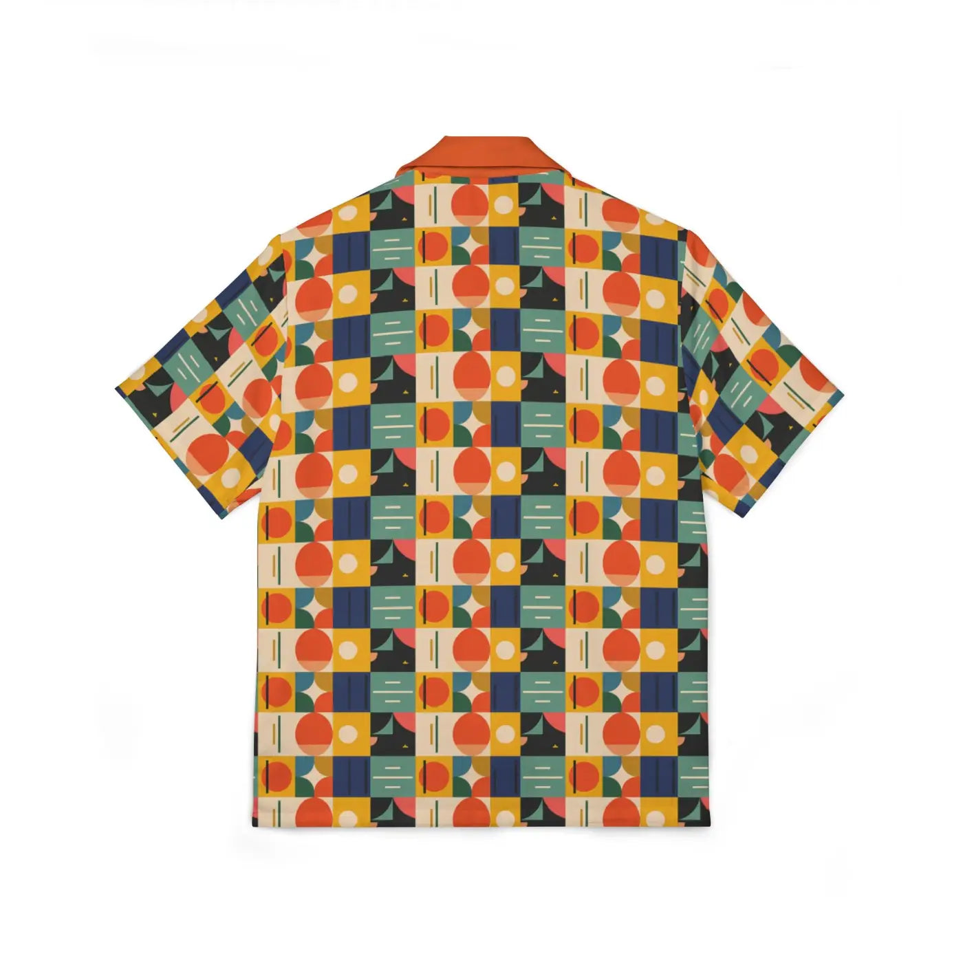 Vibrant Hawaiian Camp Shirt - Retro Tropical Print - DipaliZ
