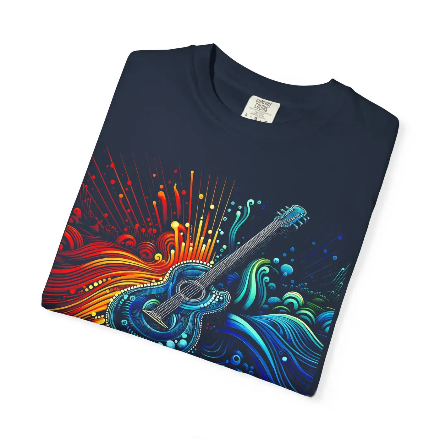 Unisex Garment-Dyed T-Shirt - Vibrant Music Lovers - DipaliZ