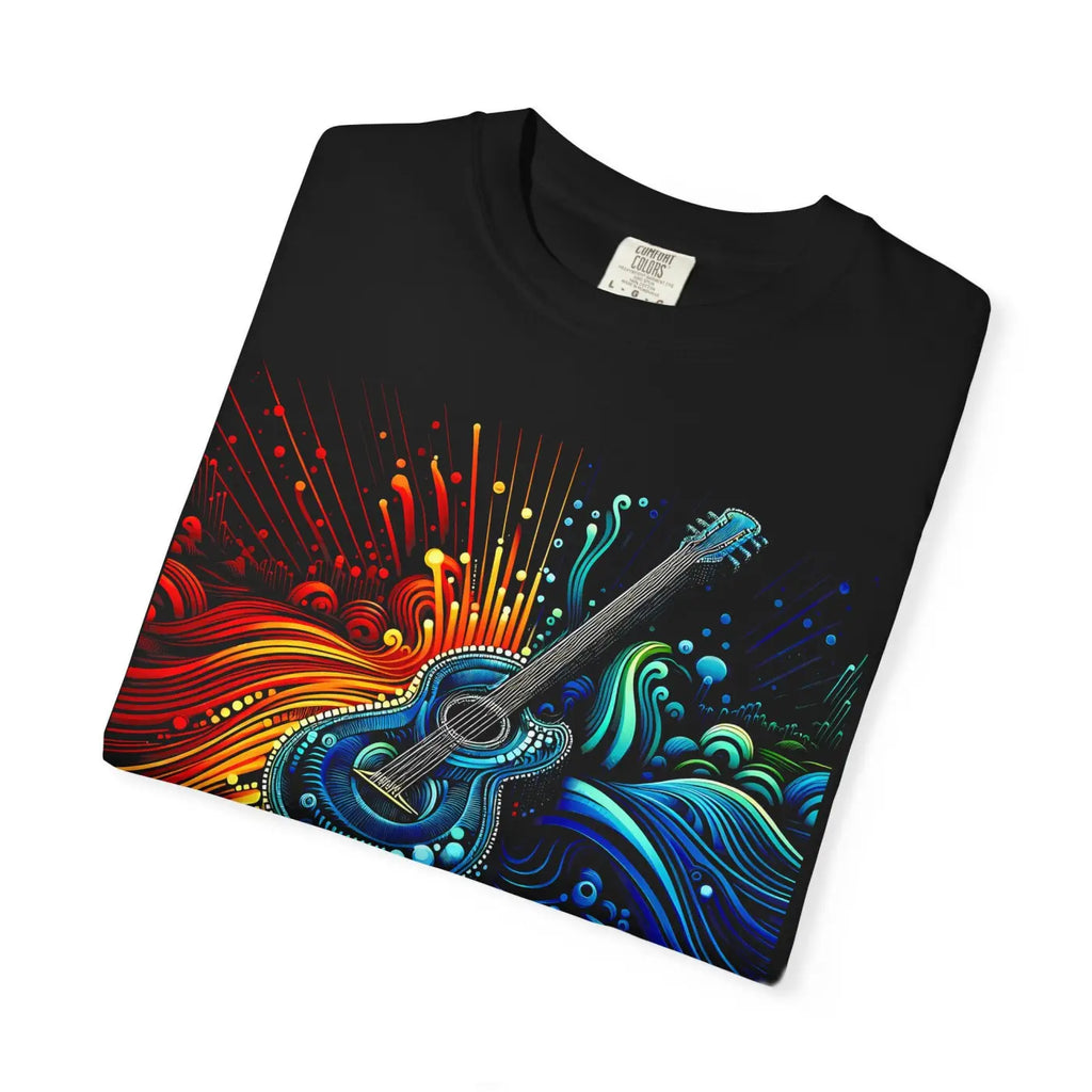 Unisex Garment-Dyed T-Shirt - Vibrant Music Lovers - DipaliZ