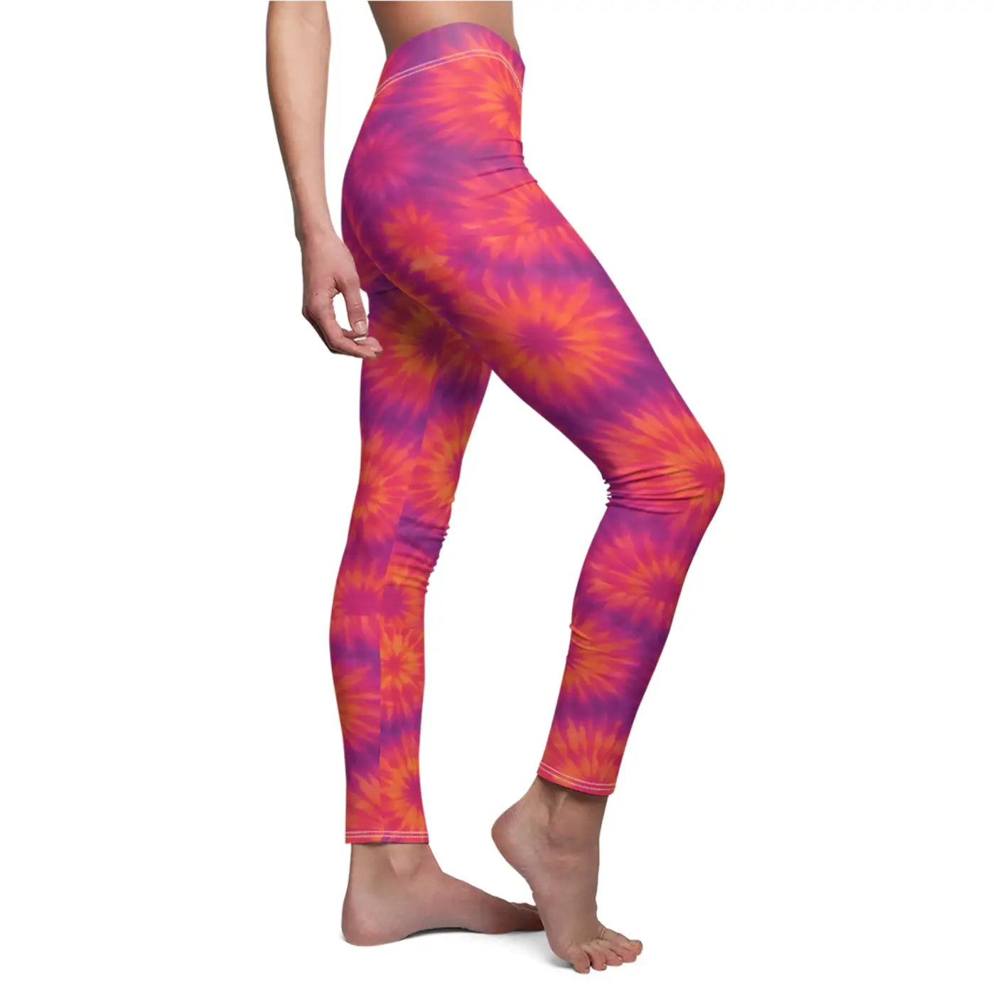 Colorful Workout Pants - Festival Fashion Summer Activewear - DipaliZ