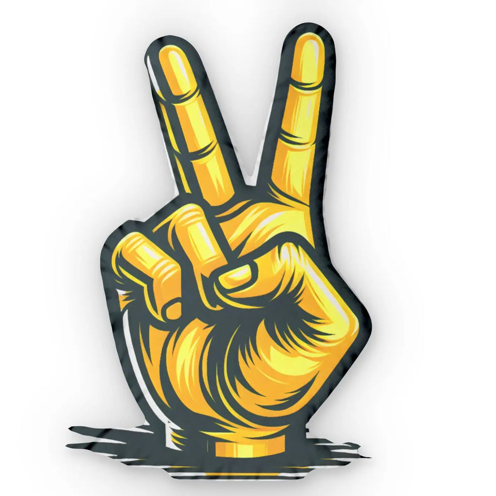 Victory Sign Shaped Pillows - Bold Home Vibes - DipaliZ