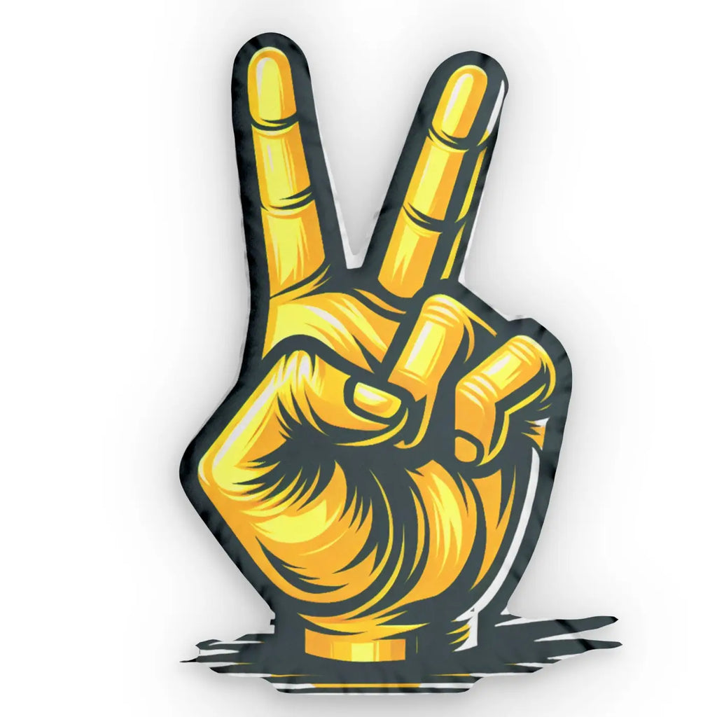 Victory Sign Shaped Pillows - Bold Home Vibes - DipaliZ