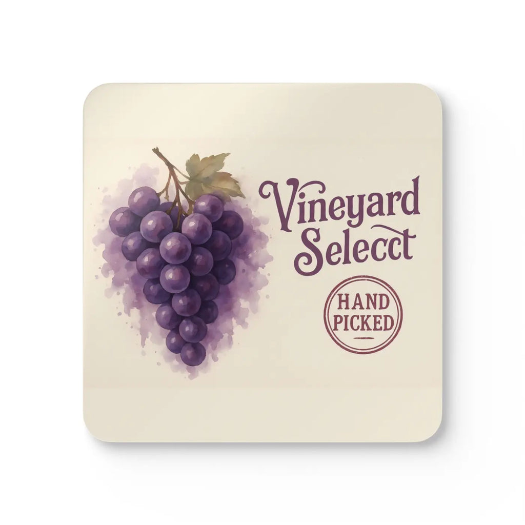 Vineyard Grapes Coaster Set - Wine Lover Gift - DipaliZ
