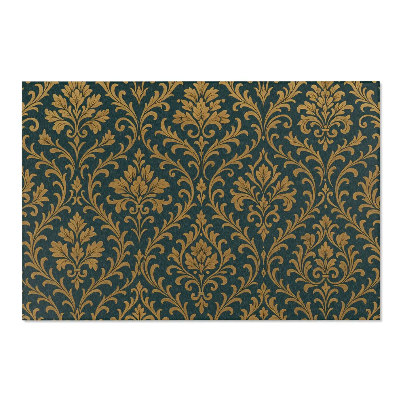 Vintage Floral Area Rug - Boho Stain Resistance Design - DipaliZ