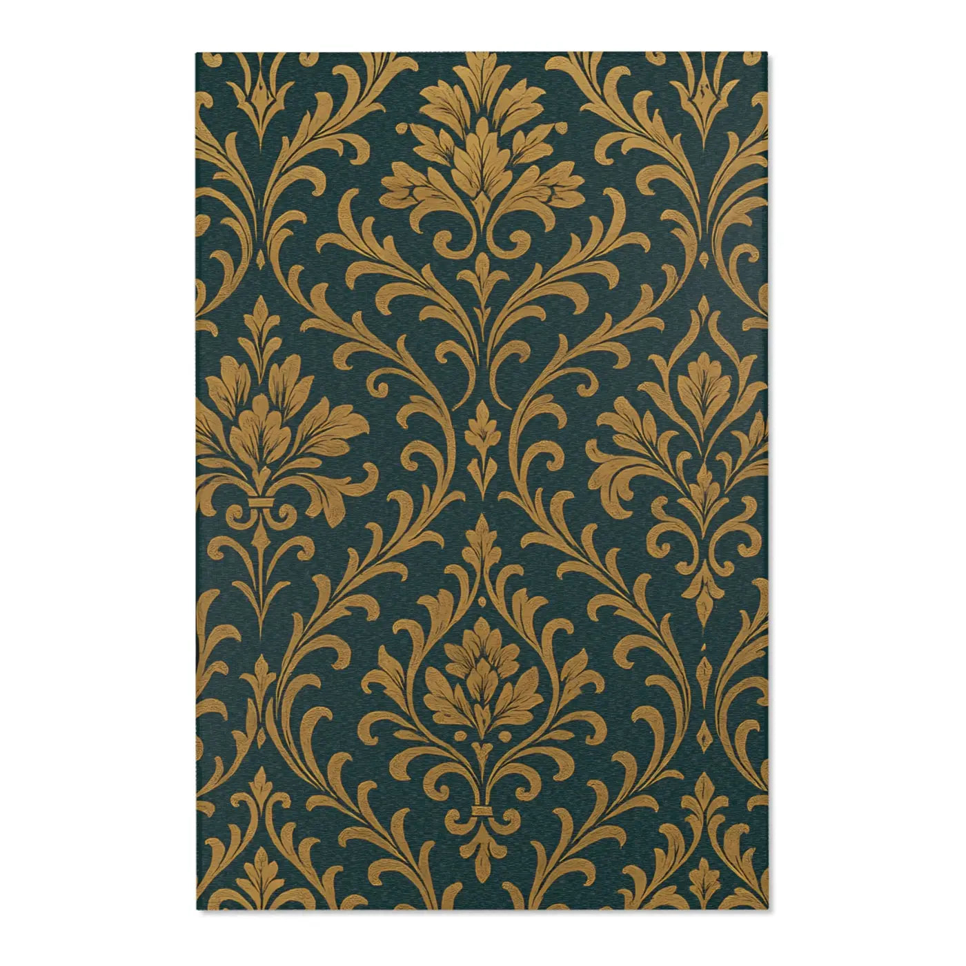 Vintage Floral Area Rug - Boho Stain Resistance Design - DipaliZ