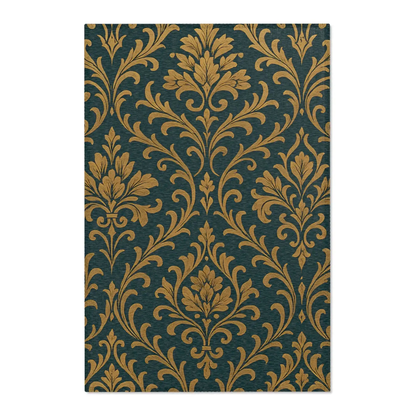 Vintage Floral Area Rug - Boho Stain Resistance Design - DipaliZ