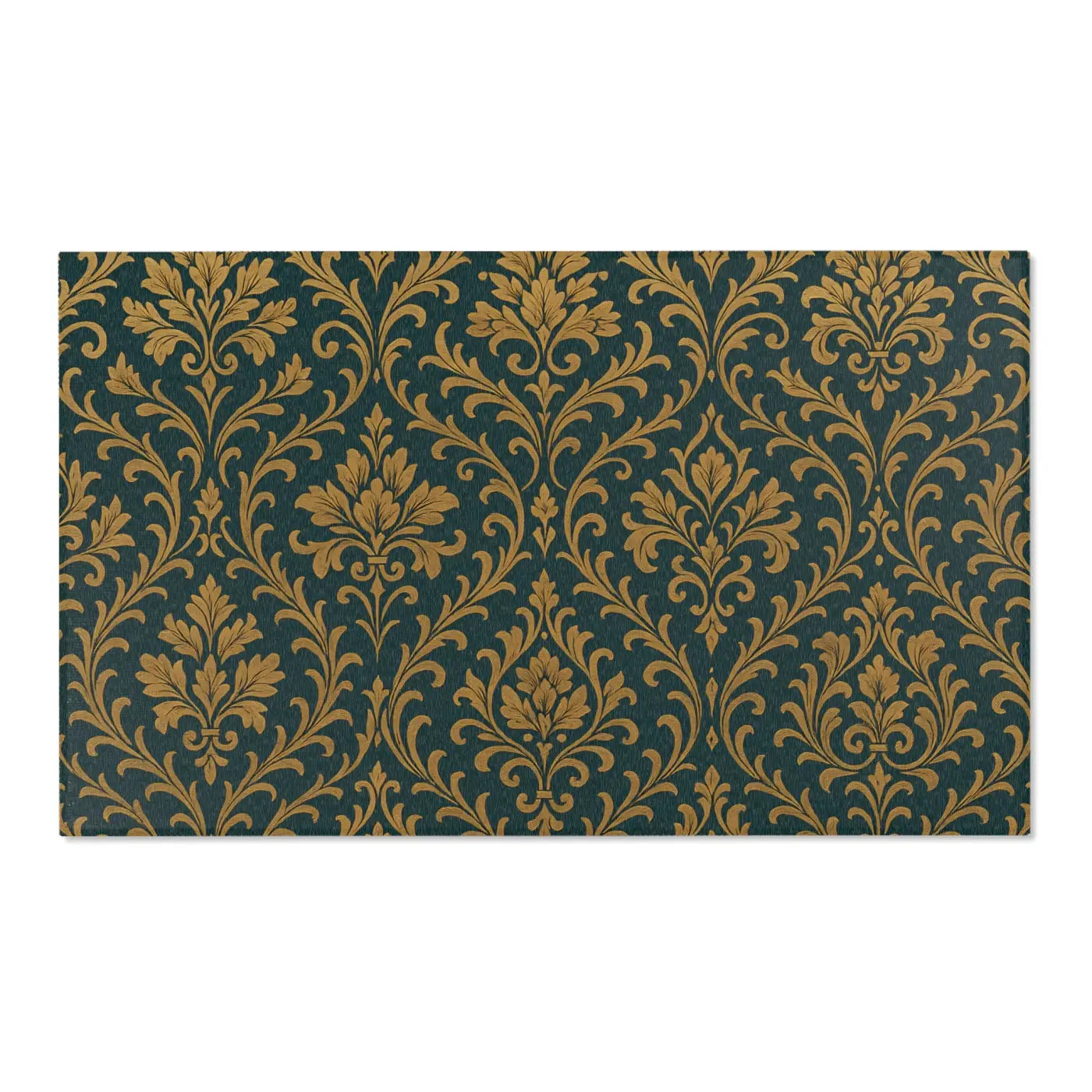 Vintage Floral Area Rug - Boho Stain Resistance Design - DipaliZ