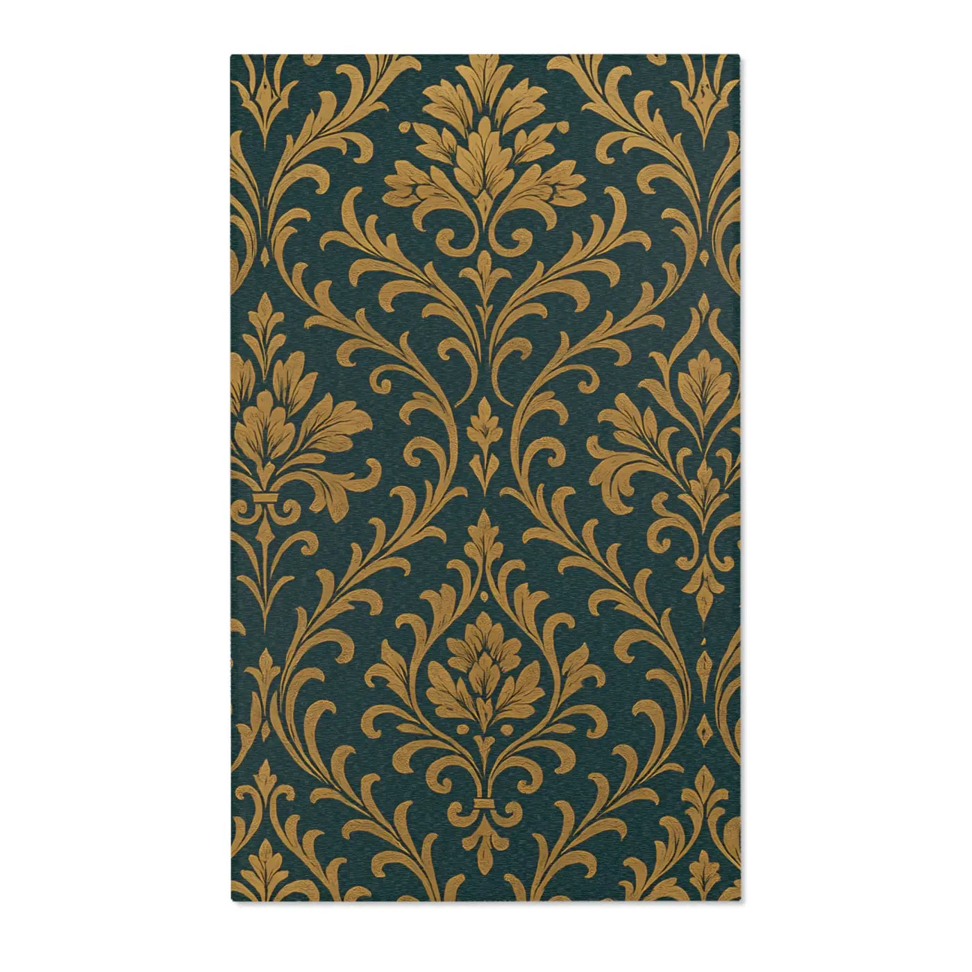 Vintage Floral Area Rug - Boho Stain Resistance Design - DipaliZ