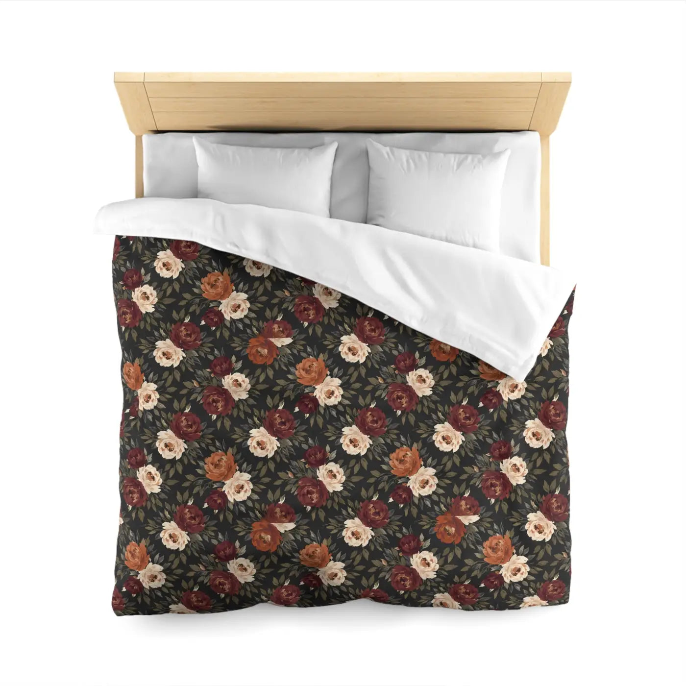Floral Duvet Cover - Vintage Romantic Bedroom - DipaliZ
