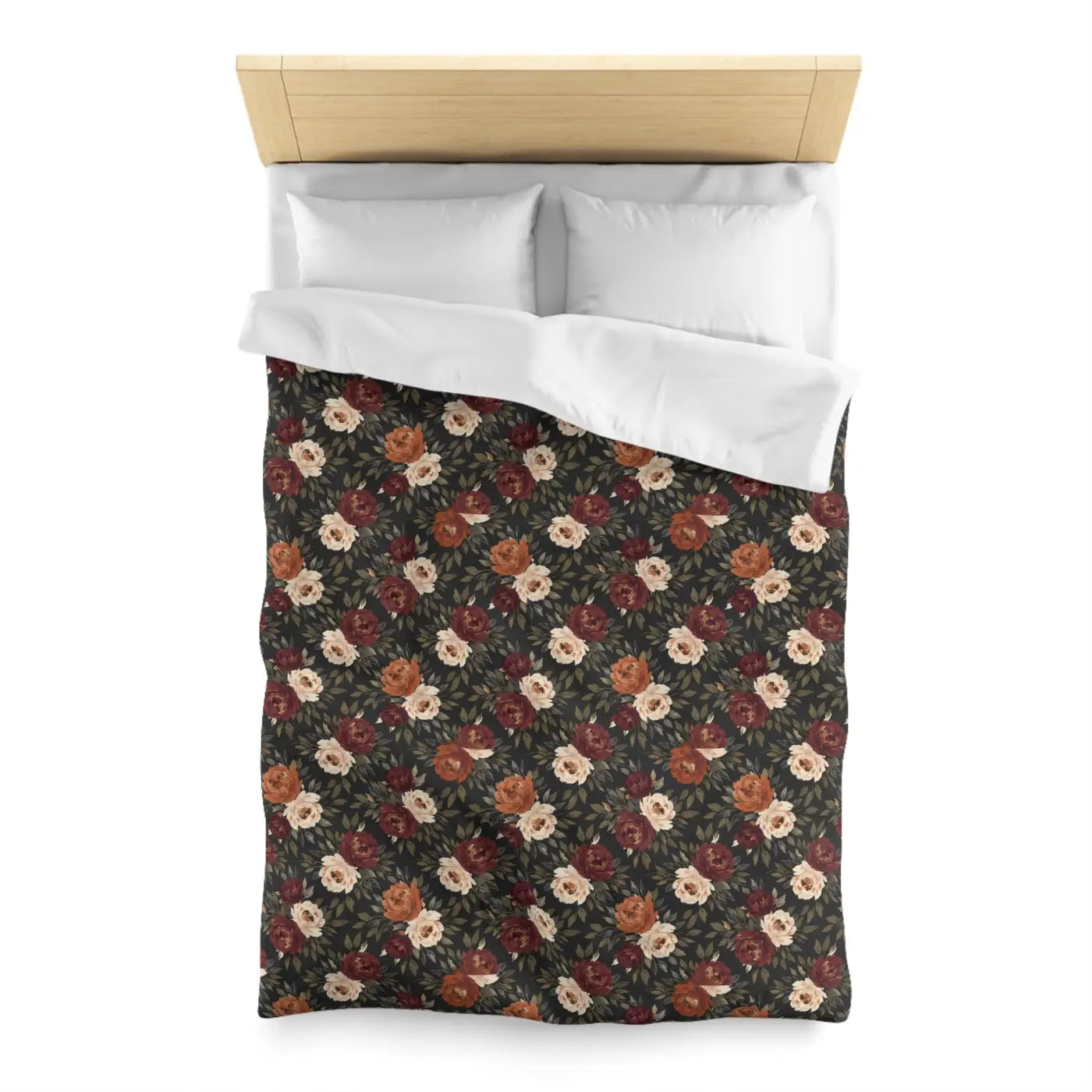Floral Duvet Cover - Vintage Romantic Bedroom - DipaliZ
