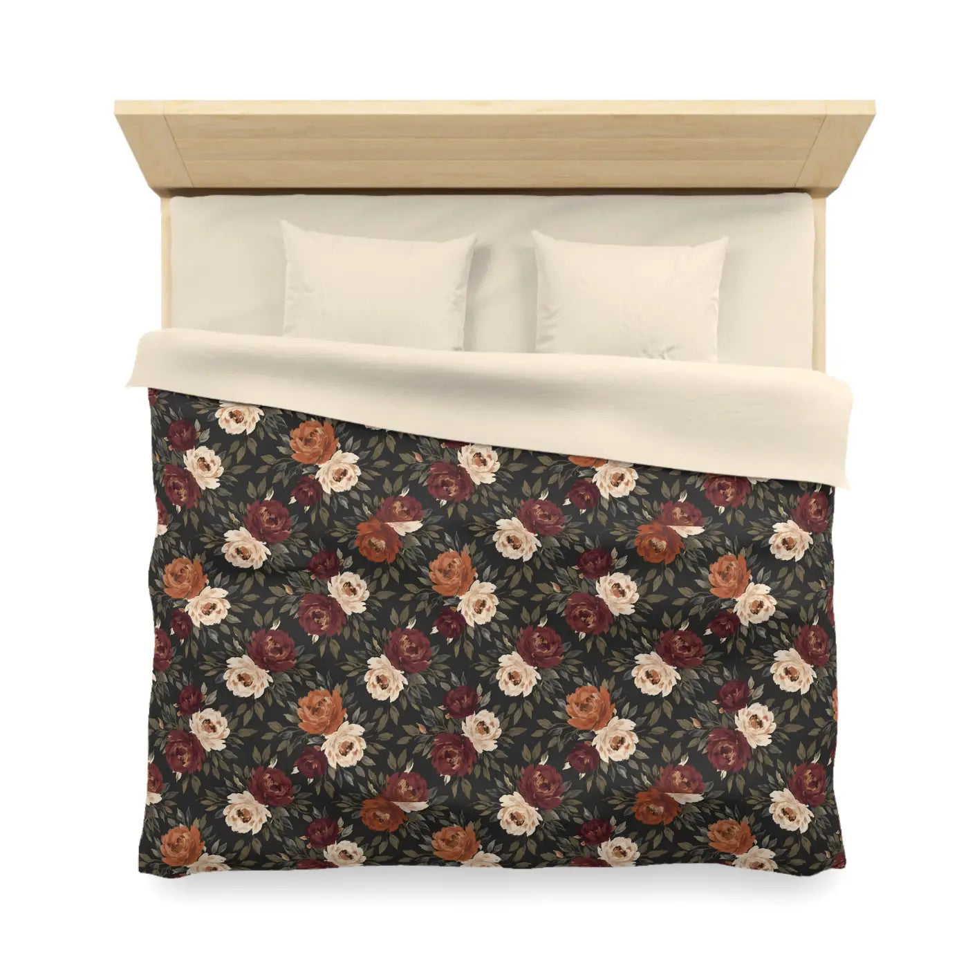 Floral Duvet Cover - Vintage Romantic Bedroom - DipaliZ