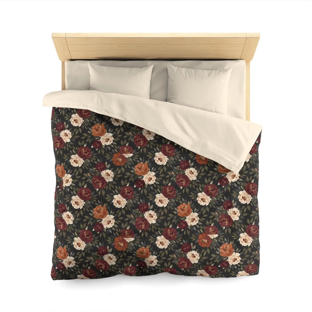 Floral Duvet Cover - Vintage Romantic Bedroom - DipaliZ