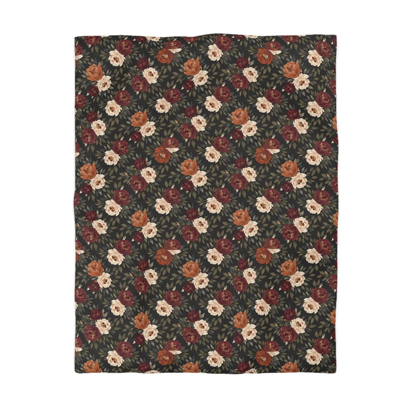 Floral Duvet Cover - Vintage Romantic Bedroom - DipaliZ