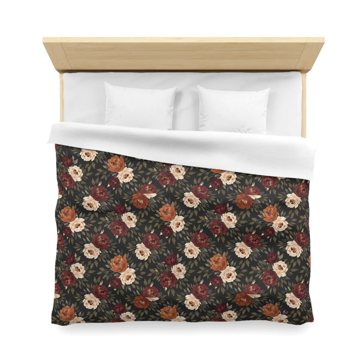 Floral Duvet Cover - Vintage Romantic Bedroom - DipaliZ