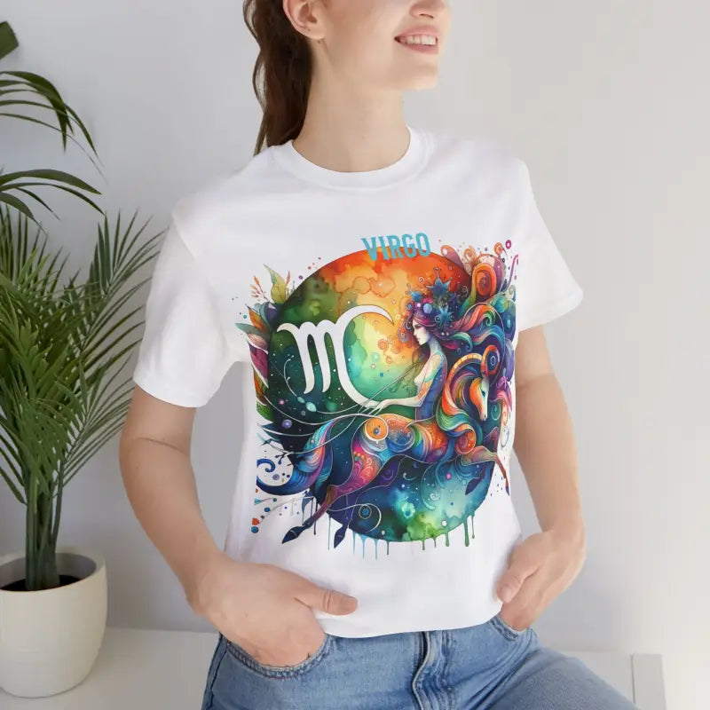 Virgo Unisex Jersey Short Sleeve Tee - Zodiac Style - DipaliZ