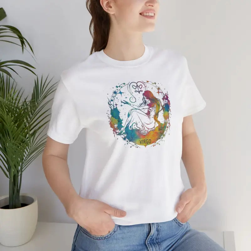 Virgo Unisex Jersey Short Sleeve Tee - Zodiac Design - DipaliZ
