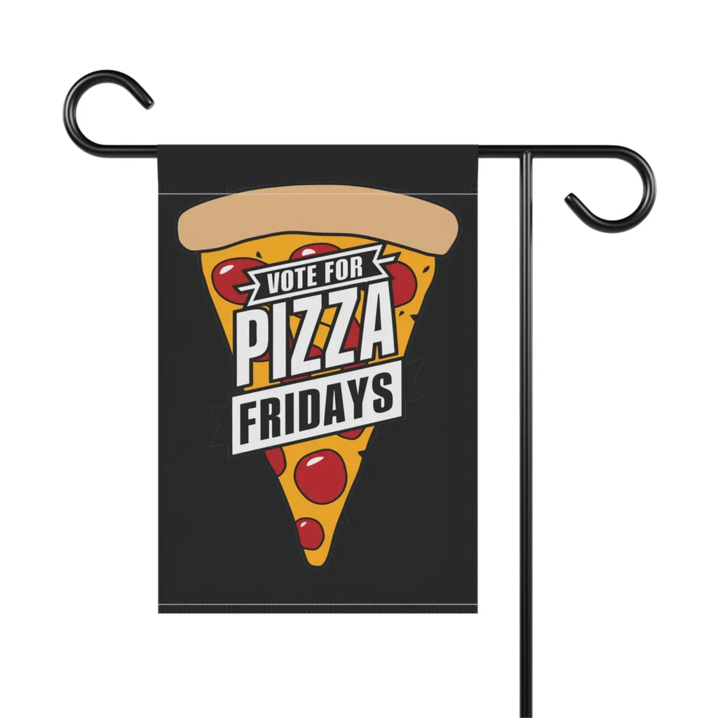 Pizza Fridays Flags - Poly Poplin Canvas House Banners - DipaliZ