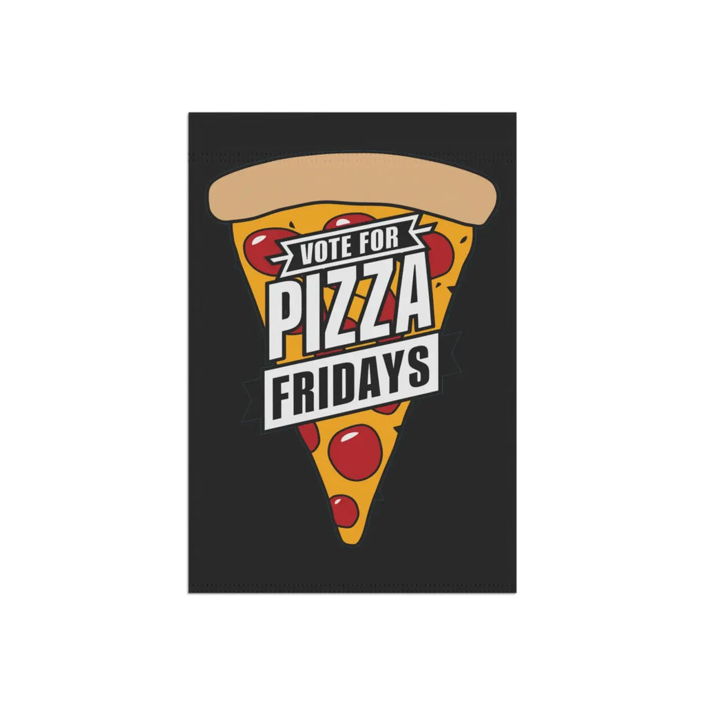 Pizza Fridays Flags - Poly Poplin Canvas House Banners - DipaliZ