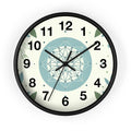 Abstract Art Wall Clock - Nature Inspired Design - DipaliZ