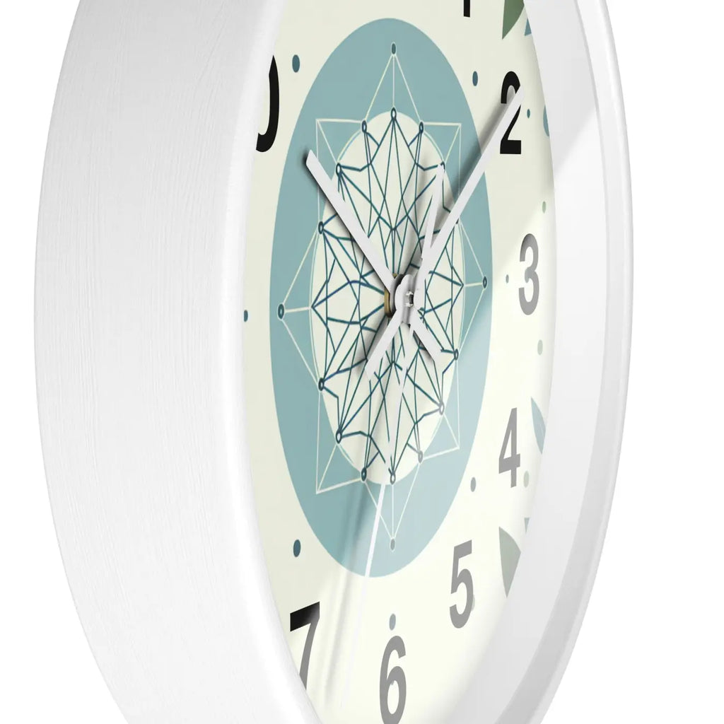 Abstract Art Wall Clock - Nature Inspired Design - DipaliZ