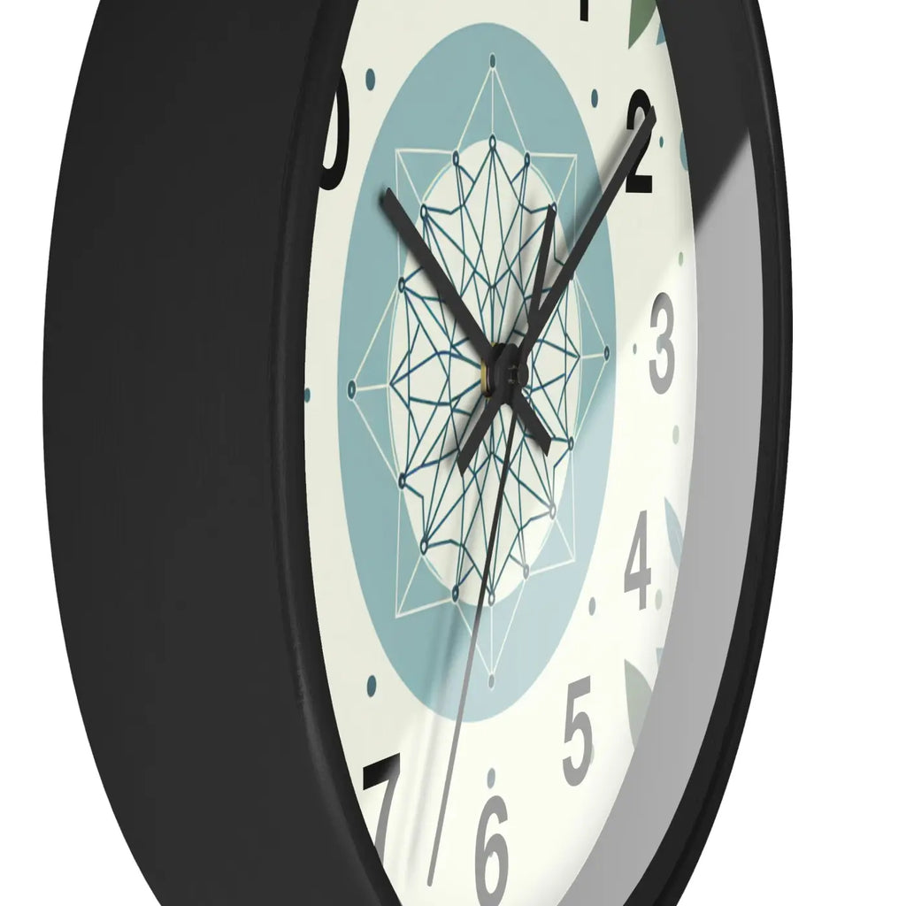 Abstract Art Wall Clock - Nature Inspired Design - DipaliZ