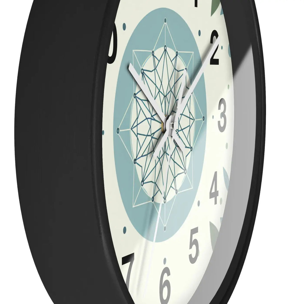 Abstract Art Wall Clock - Nature Inspired Design - DipaliZ