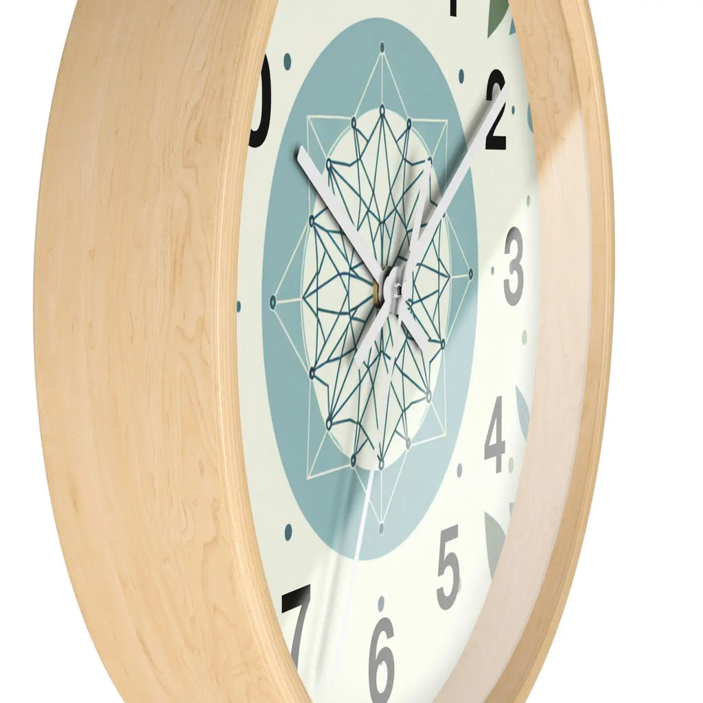 Abstract Art Wall Clock - Nature Inspired Design - DipaliZ