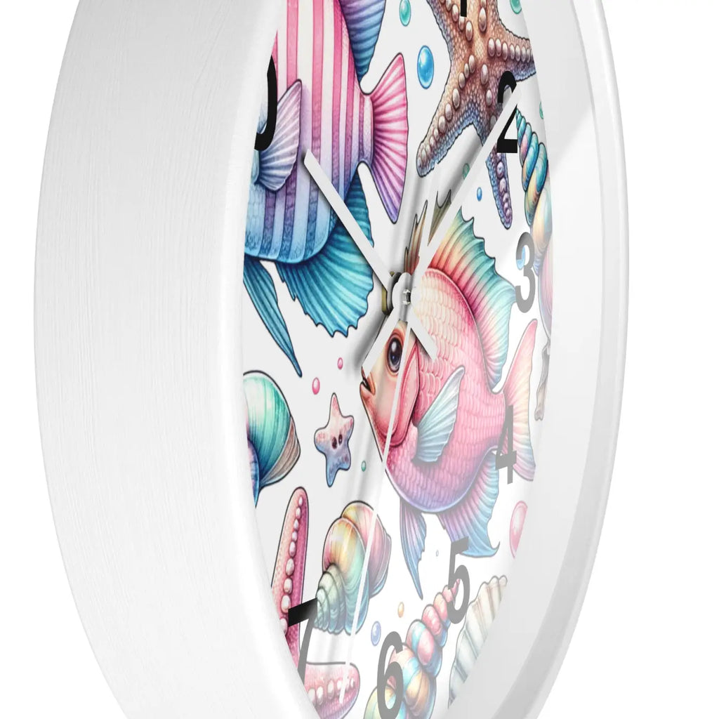 Marine Life Wall Clock - Underwater Ocean Theme - DipaliZ