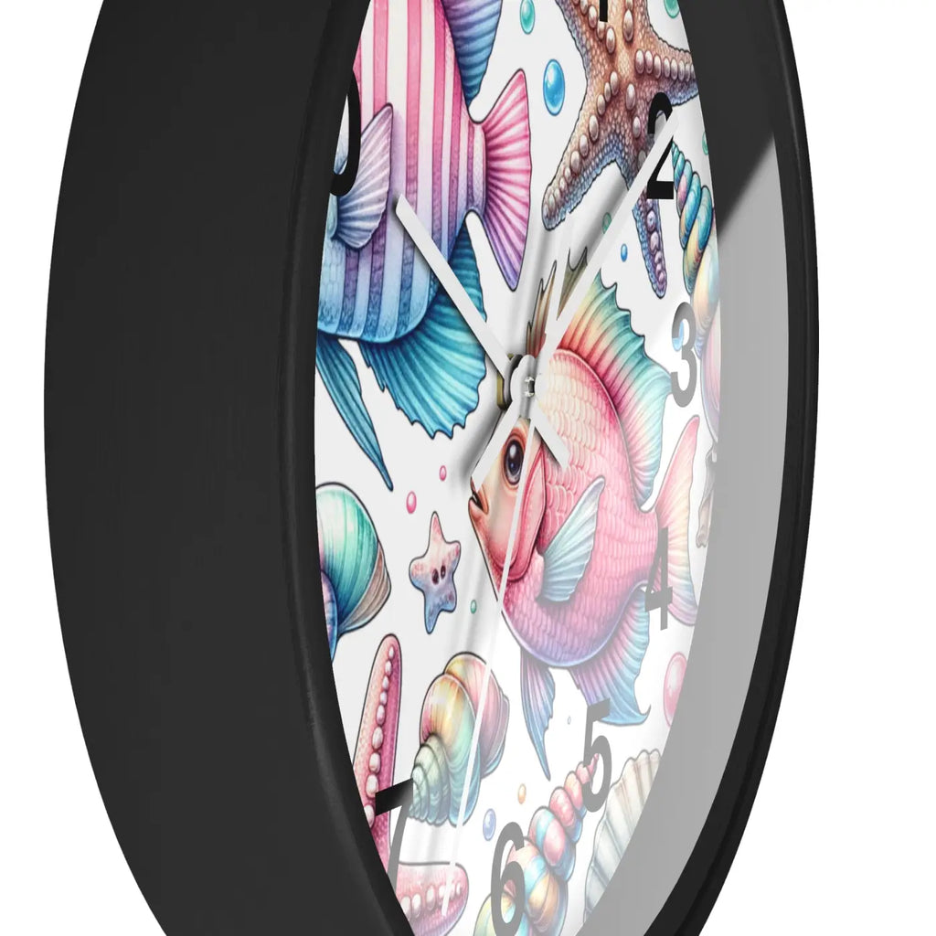 Marine Life Wall Clock - Underwater Ocean Theme - DipaliZ
