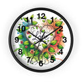 Heart-Shaped Wall Clock - Flower Vines Practical Addition - DipaliZ