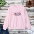 Floral Crewneck Sweatshirt - Feminine Watercolor Quote - DipaliZ