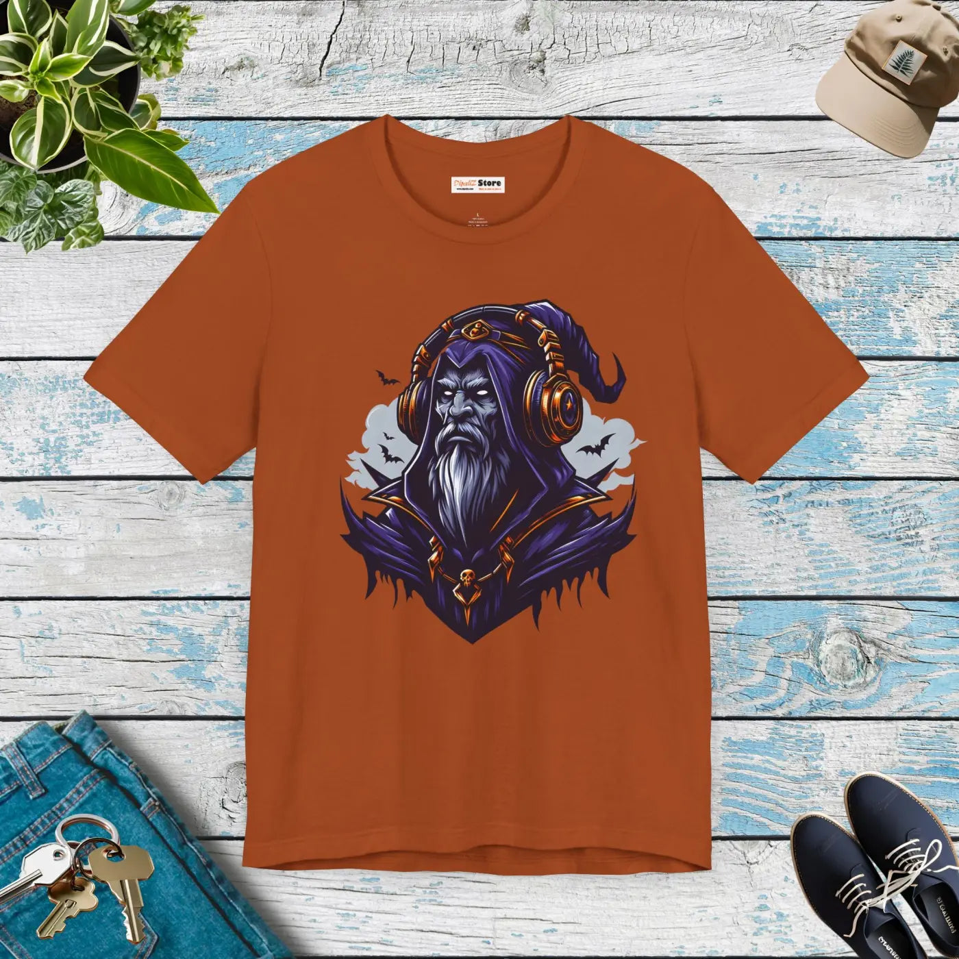 Warlock Jersey Short Sleeve Tee - Halloween Retail Fit - DipaliZ