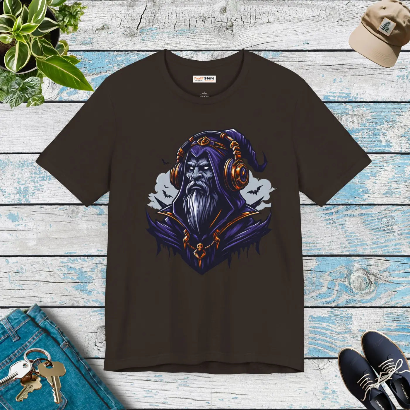 Warlock Jersey Short Sleeve Tee - Halloween Retail Fit - DipaliZ