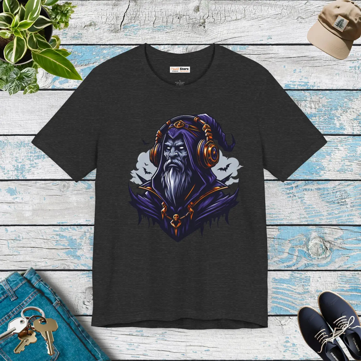 Warlock Jersey Short Sleeve Tee - Halloween Retail Fit - DipaliZ