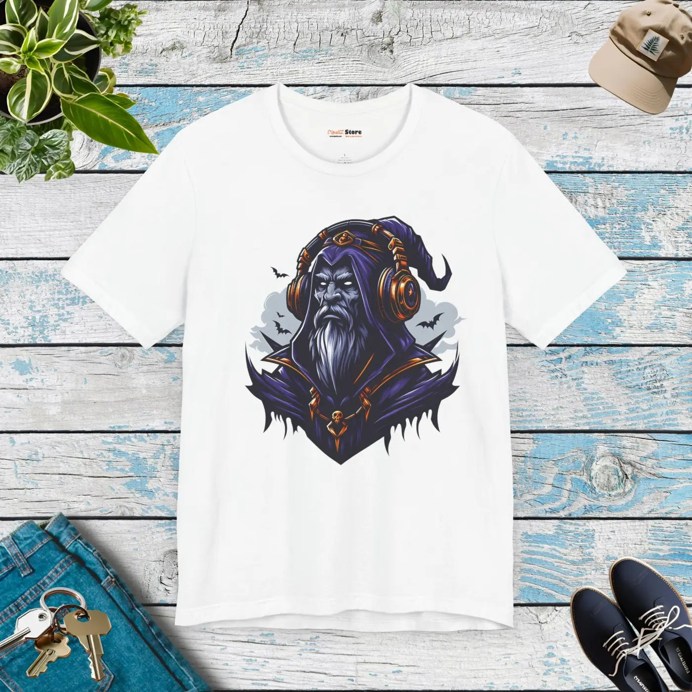 Warlock Jersey Short Sleeve Tee - Halloween Retail Fit - DipaliZ