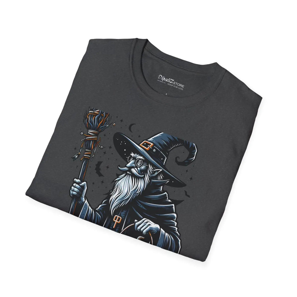 Warlock Witch Hat Charm Unisex Softstyle Tee - Ring-Spun Cotton - DipaliZ