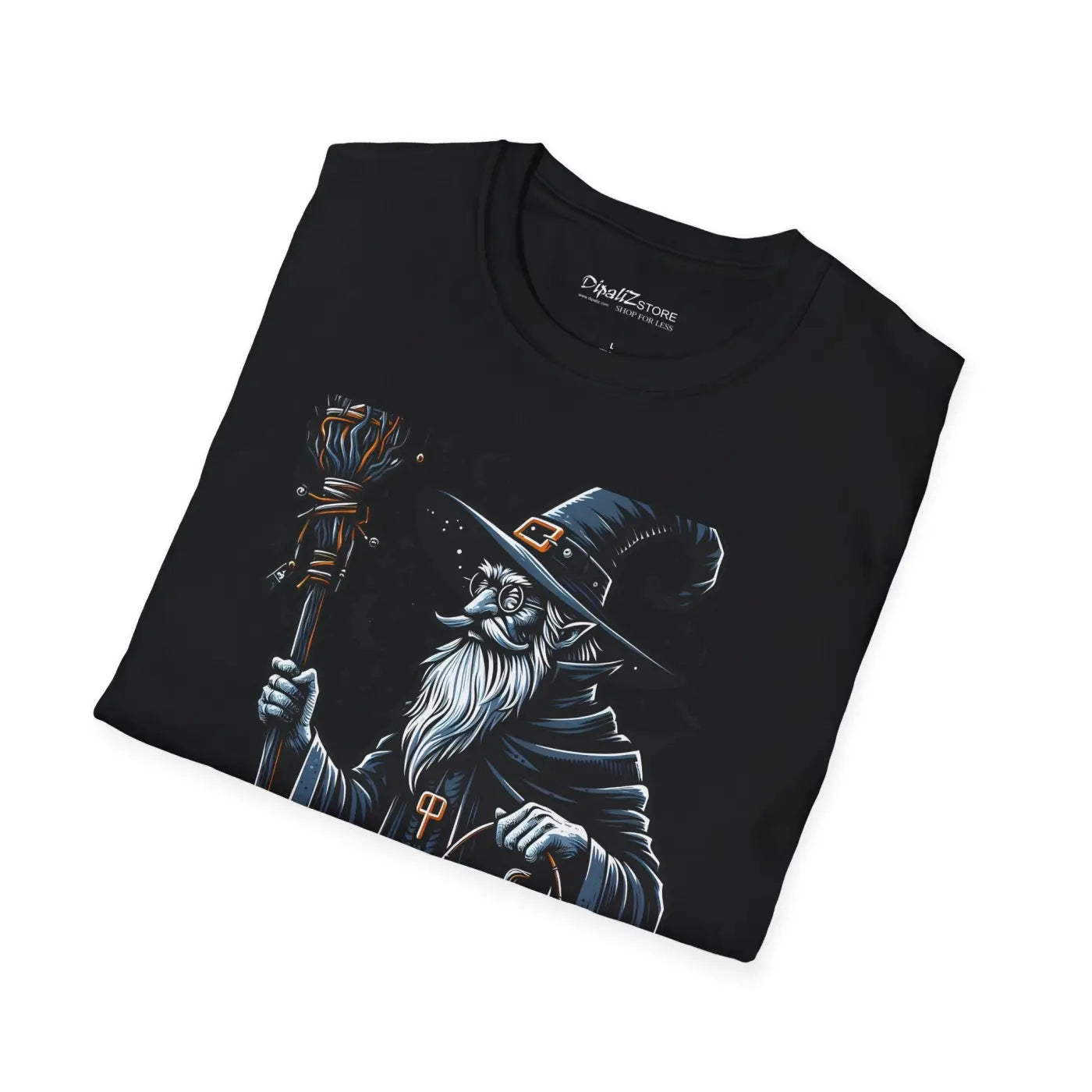 Warlock Witch Hat Charm Unisex Softstyle Tee - Ring-Spun Cotton - DipaliZ
