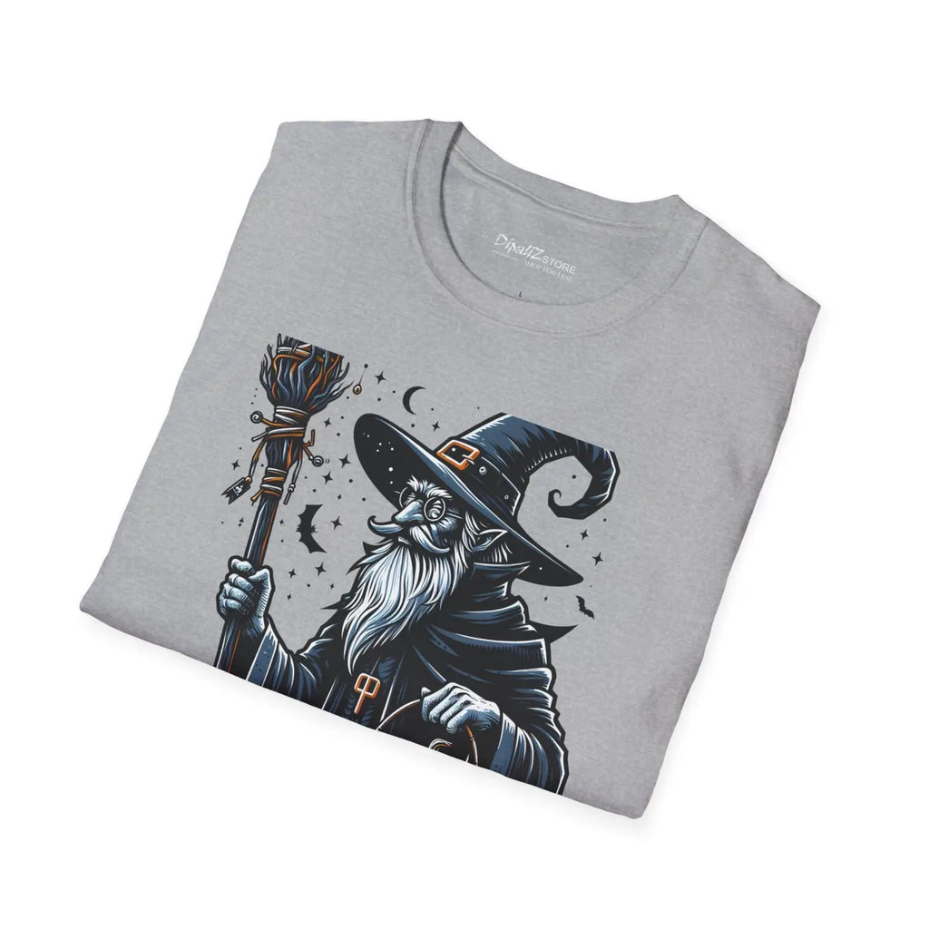 Warlock Witch Hat Charm Unisex Softstyle Tee - Ring-Spun Cotton - DipaliZ