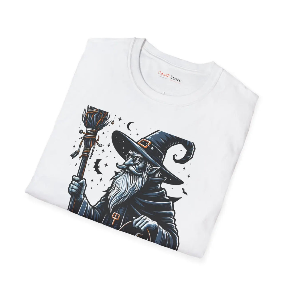 Warlock Witch Hat Charm Unisex Softstyle Tee - Ring-Spun Cotton - DipaliZ