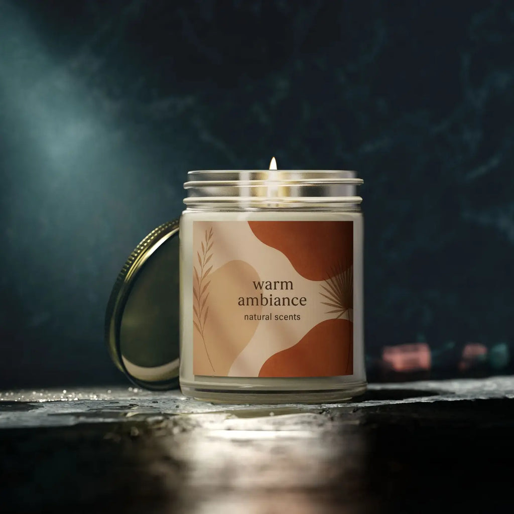 Cozy Vibes Scented Candles - Coconut Apricot Wax - DipaliZ