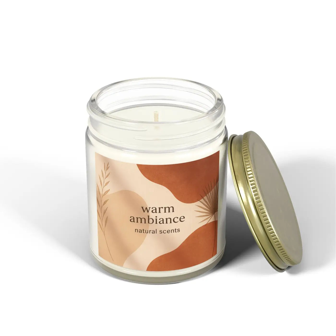 Cozy Vibes Scented Candles - Coconut Apricot Wax - DipaliZ
