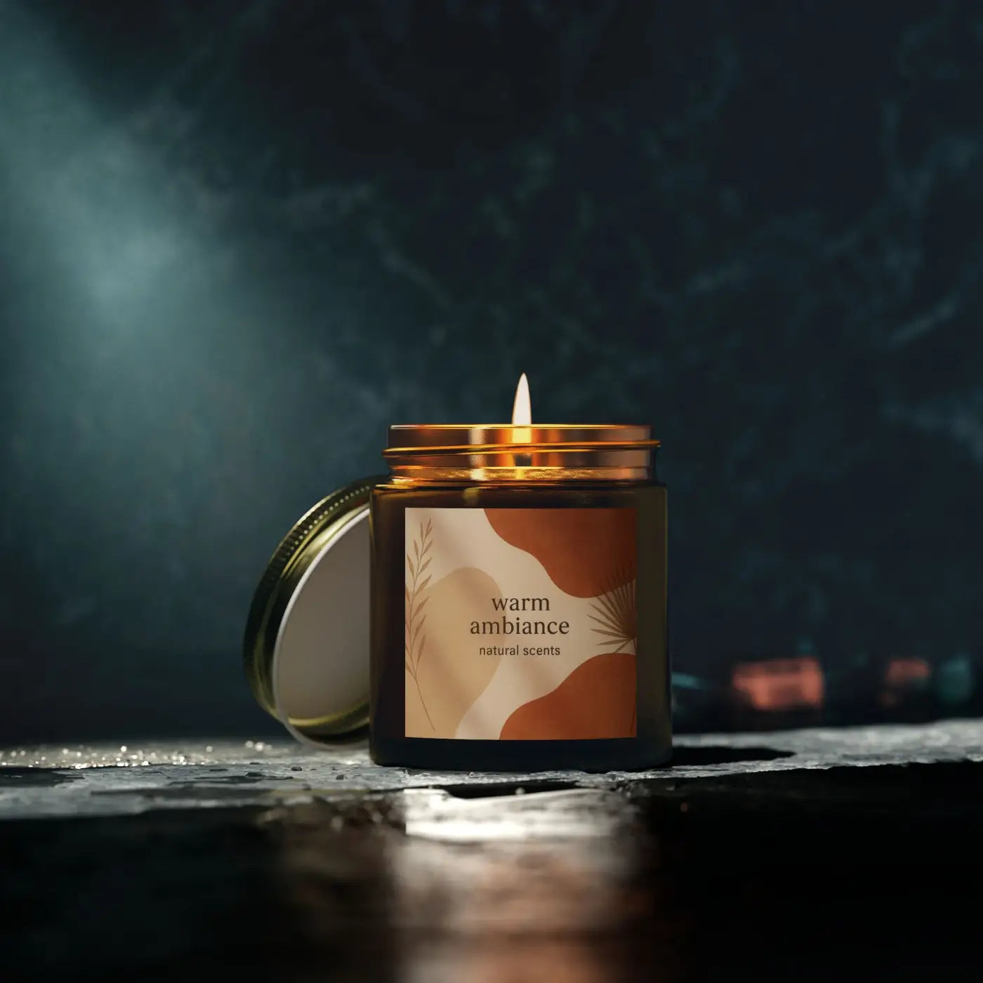 Cozy Vibes Scented Candles - Coconut Apricot Wax - DipaliZ