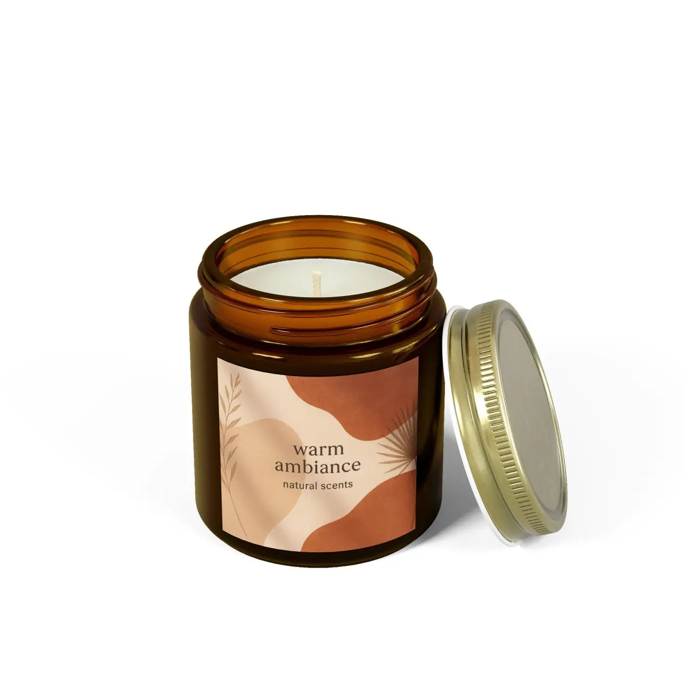 Cozy Vibes Scented Candles - Coconut Apricot Wax - DipaliZ