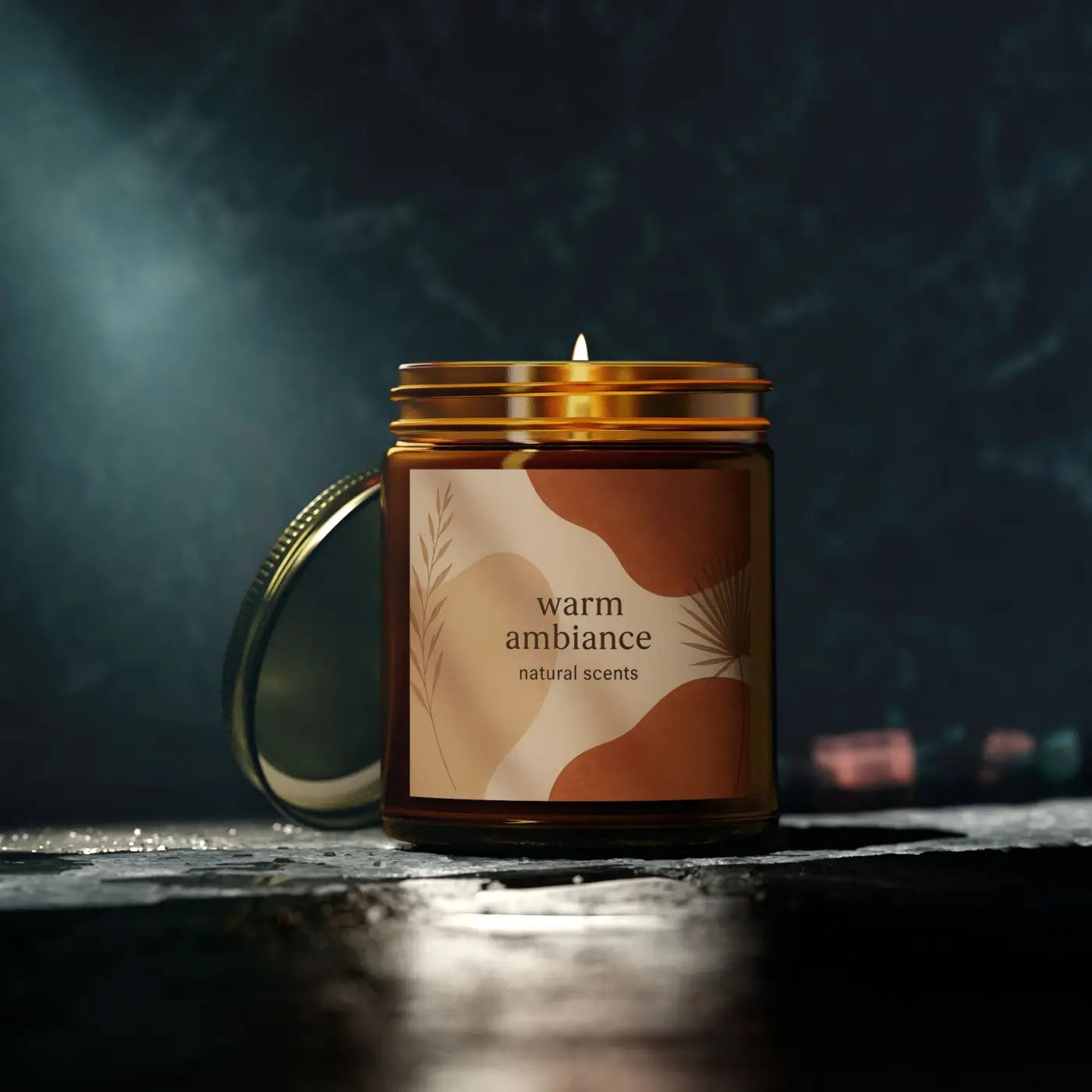 Cozy Vibes Scented Candles - Coconut Apricot Wax - DipaliZ
