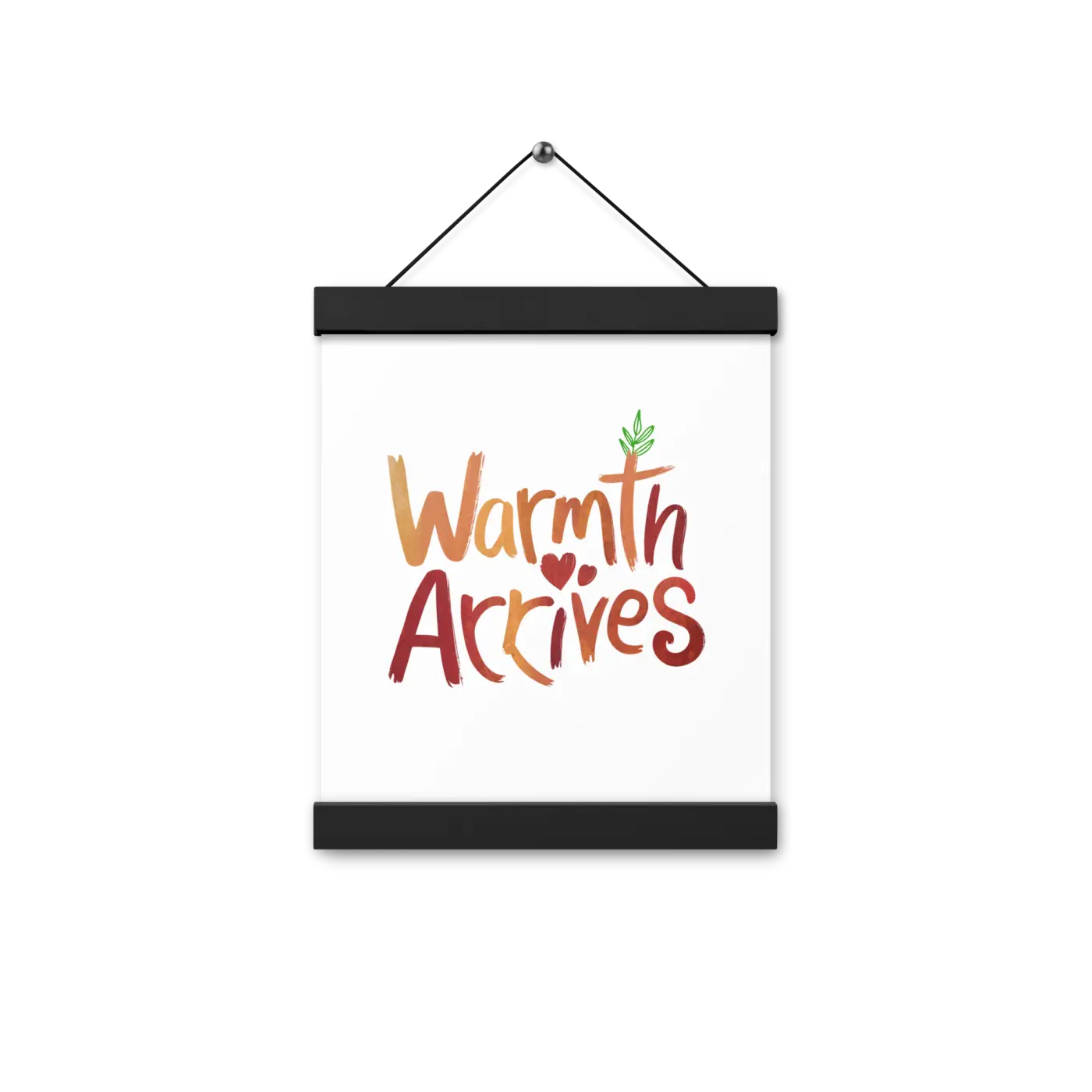 Statement Piece Matte Poster with Wooden Hangers - DipaliZ
