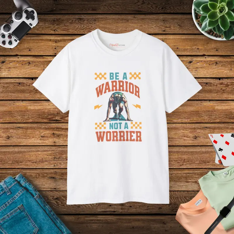 Warrior Not Worrier Inspirational Tee - Unisex Ultra Cotton - DipaliZ