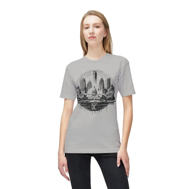 Washington DC Skyline Tee - Premium Cotton Street Style - DipaliZ