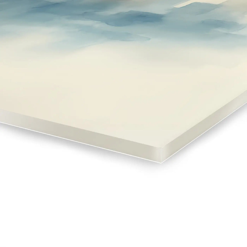 Watercolor Cityscape Gallery Wall Art - French Cleat Backing - DipaliZ
